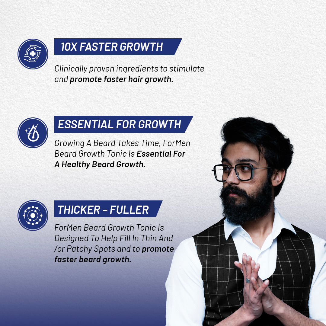 Why Should You Use ForMen Minoxidil 5% Beard Growth Tonic