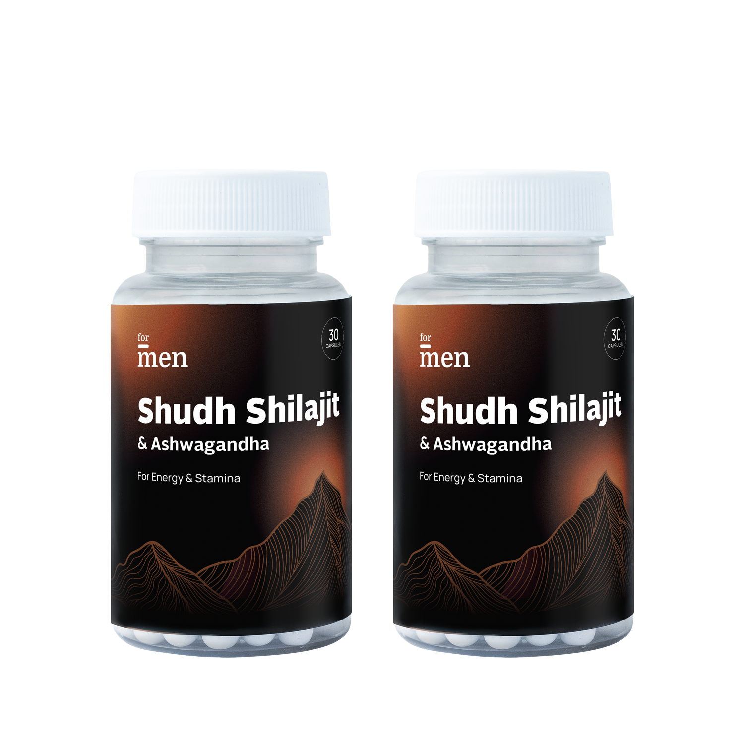 Shudh Shilajit & Ashwagandha - Pack of 2 (60 Tabs)