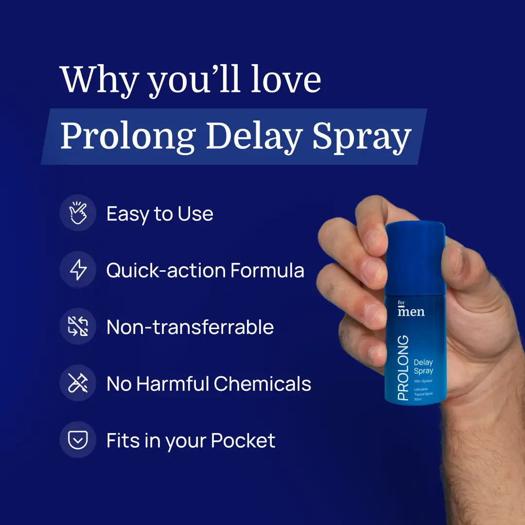 Prolong Delay Spray & Ignite Oil Combo