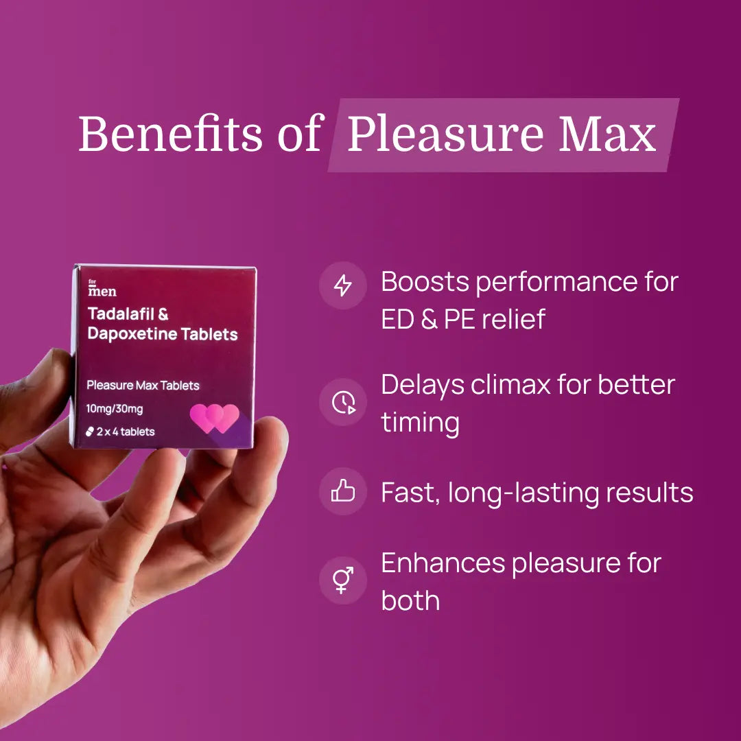 Pleasure Max Tablets – Long Last & Get Hard Tablets for Man