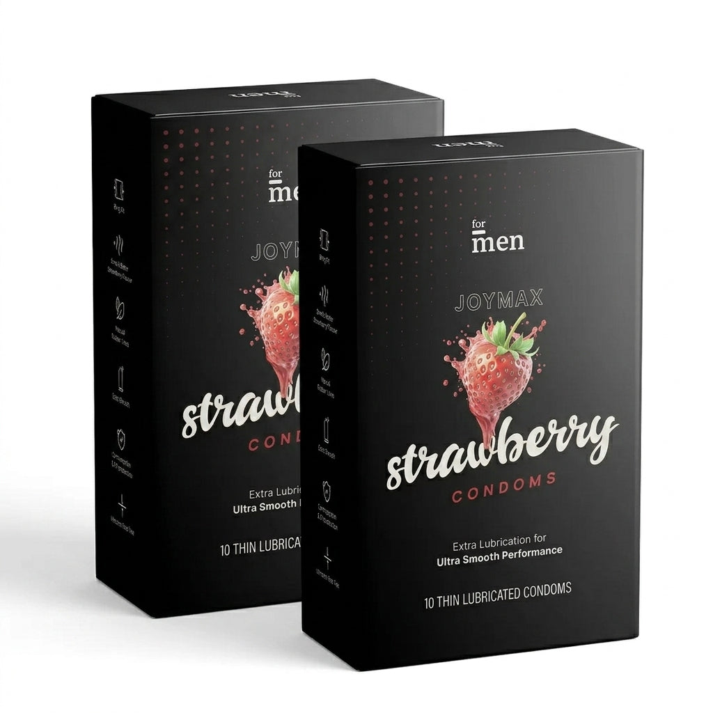 JoyMax Strawberry Condoms (10 Pack)