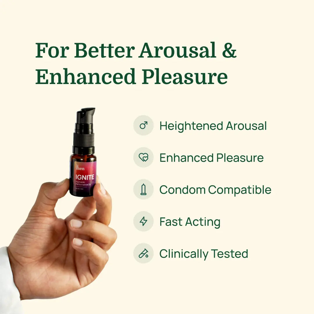 Pleasure Max Tablets & Ignite Oil Combo