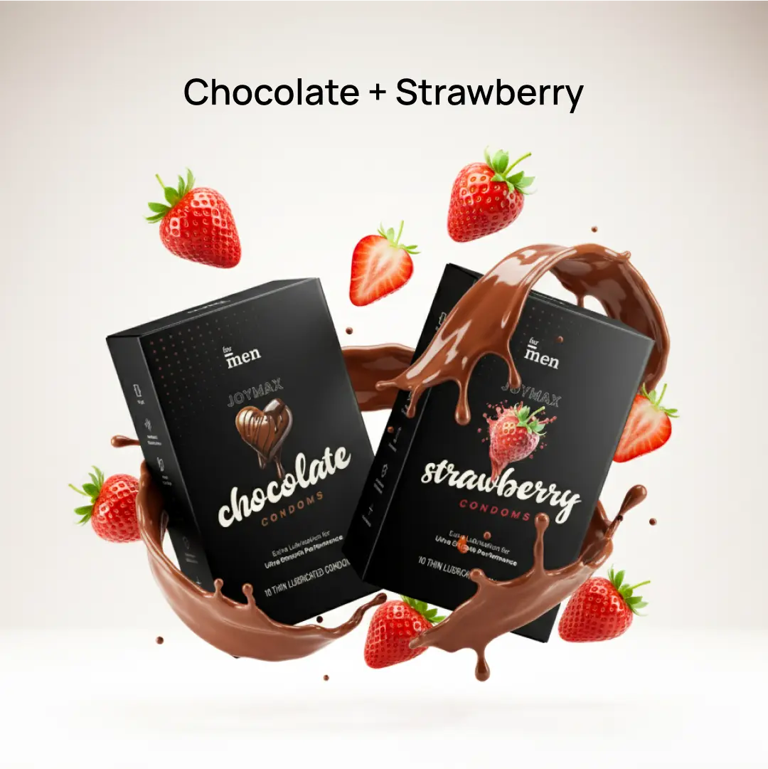 Flavour Pair — Chocolate & Strawberry Condoms