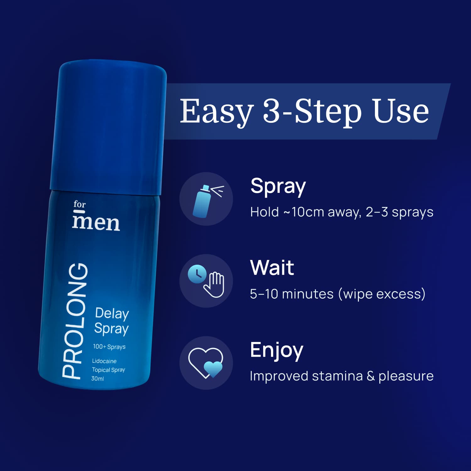 Prolong Delay Spray for Men (30 ml)