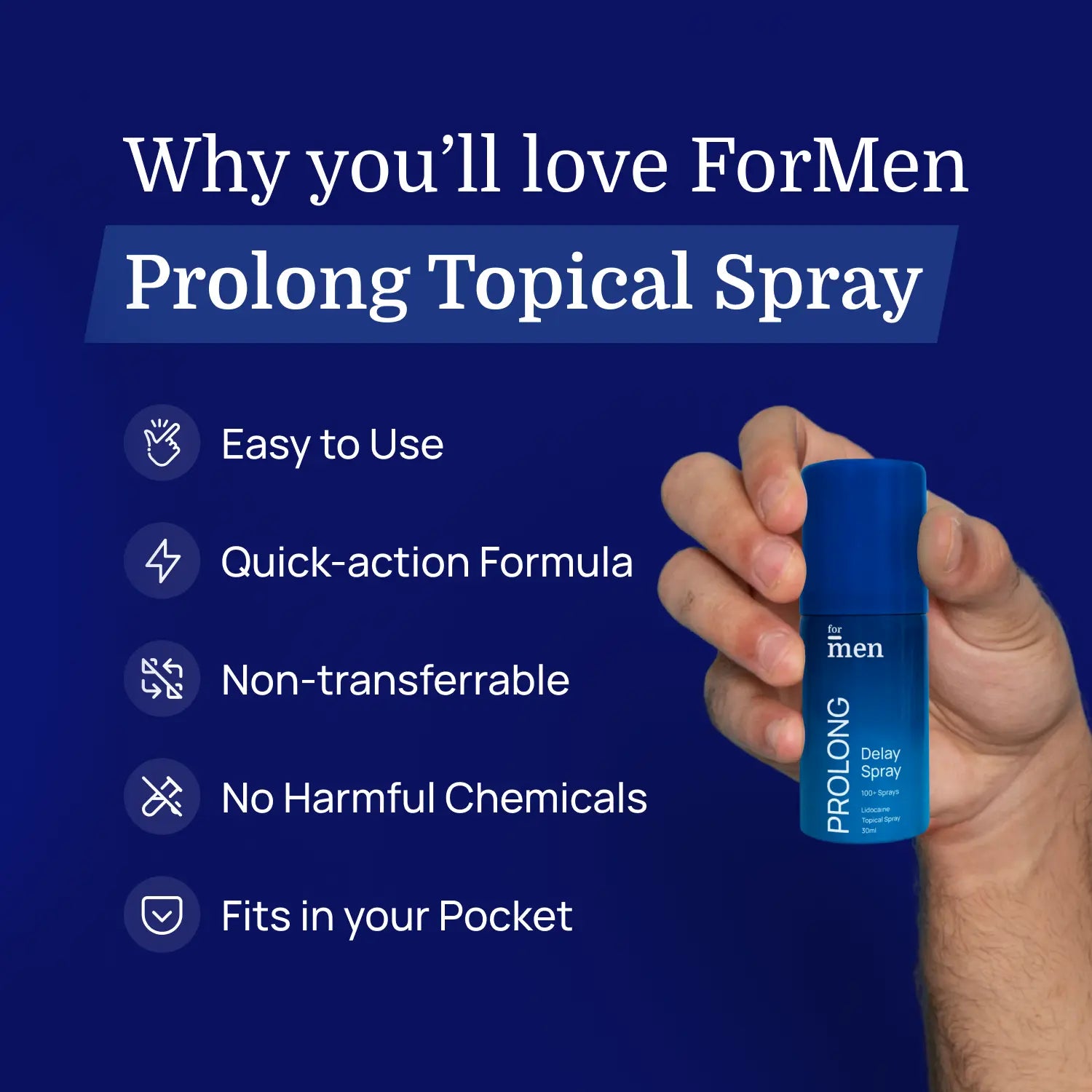 Prolong Delay Spray for Men (30 ml)