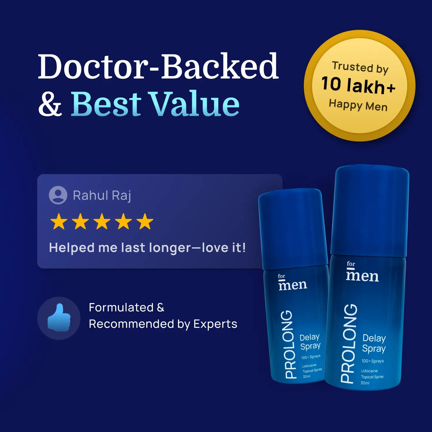 Prolong Delay Spray for Men (30 ml)