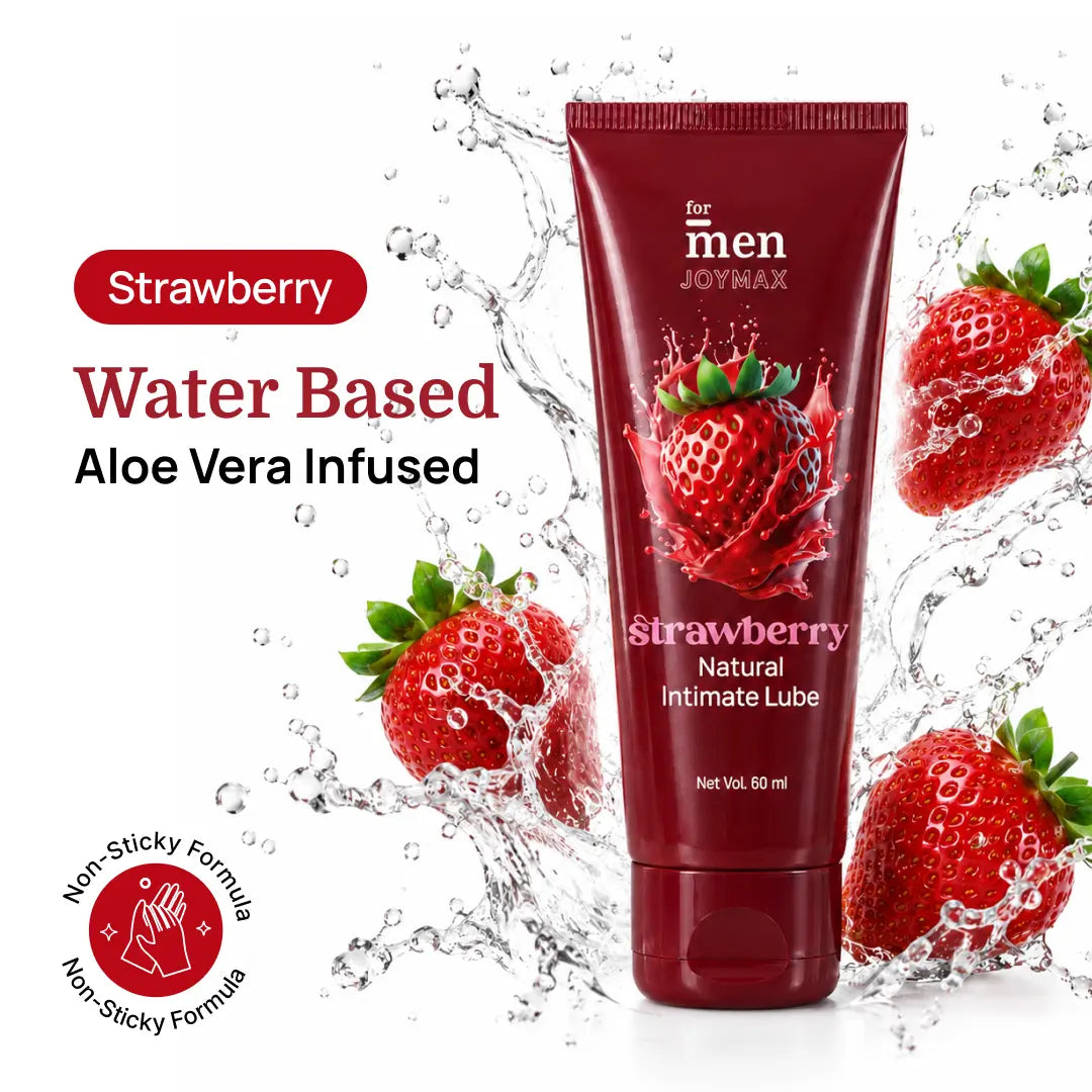 JoyMax Strawberry Natural Intimate Lube (60 ml)