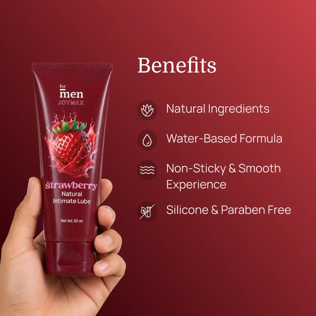 JoyMax Strawberry Natural Intimate Lube (60 ml)