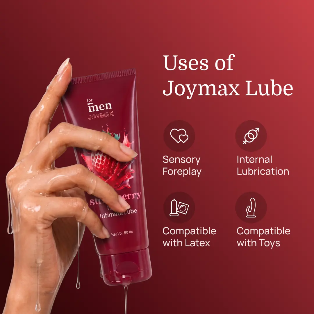 JoyMax Strawberry Natural Intimate Lube (60 ml)
