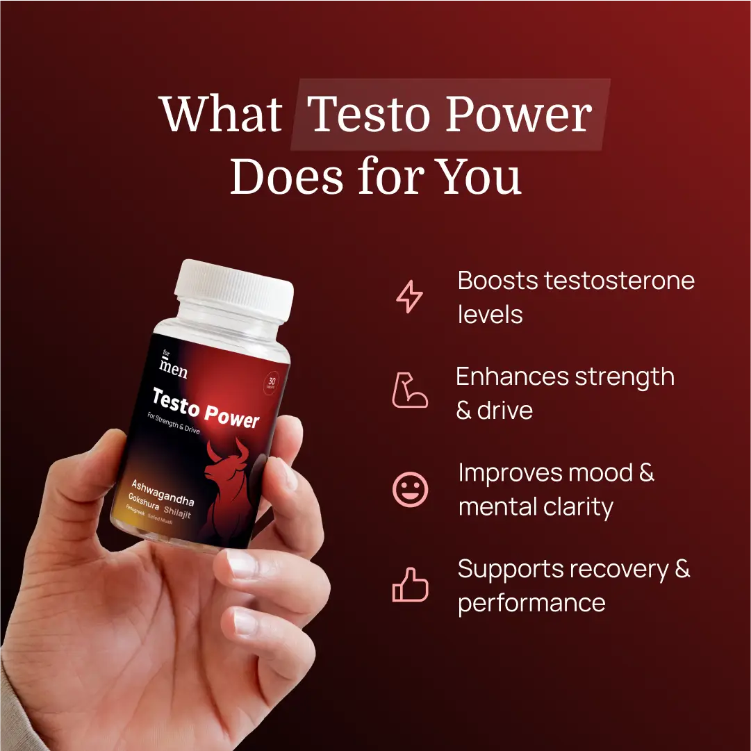 Testo Power – Strength & Drive tablets for Men